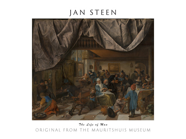 Jan Havicksz. Steen-İnsanın Hayatı fine art baskı
