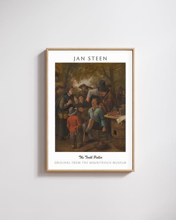 Jan Havicksz. Steen-Diş Çeken Adam poster