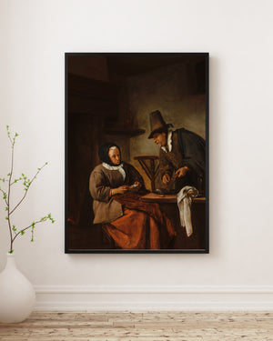 Jan Havicksz. Steen - Mum Yapımcıları poster