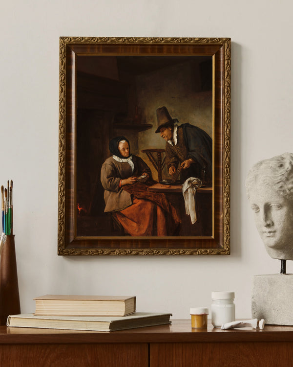 Jan Havicksz. Steen - Mum Yapımcıları çerçeve