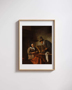 Jan Havicksz. Steen - Mum Yapımcıları fine art baskı
