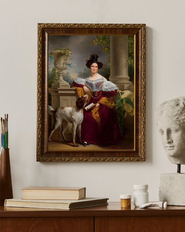 Jan Adam Kruseman - Alida Christina Assink'in Portresi