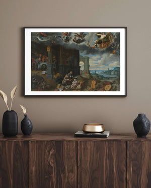 Jan Brueghel the Younger - Gezegen Merkür’ün Çocukları Fine Art Baskı