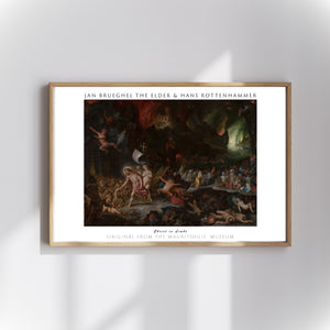 Jan Brueghel the Elder & Hans Rottenhammer-İsa Araf'ta poster