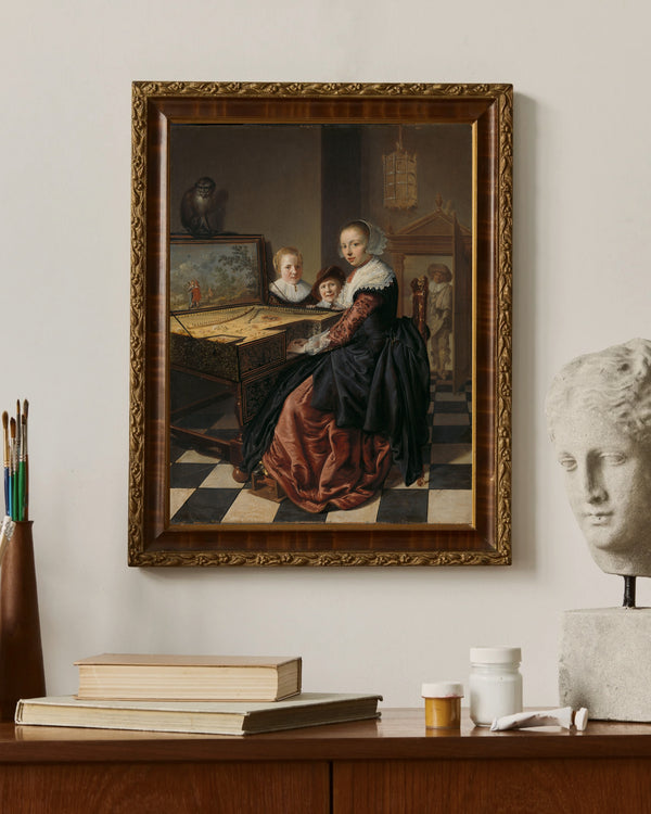 Jan Miense Molenaer – Woman Playing the Virginal