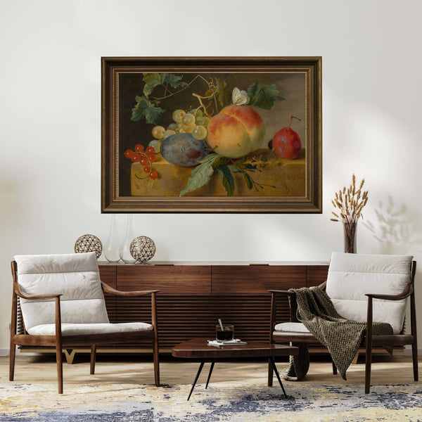 Jan van Huysum - Meyve Natürmortu fine art print