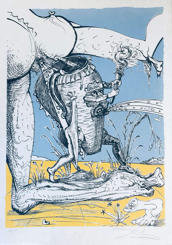Salvador Dalí - Pétomane Kavanozu - Pantagruel fine art baskı