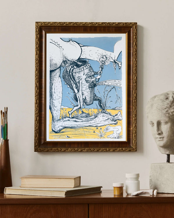 Salvador Dalí - Pétomane Kavanozu - Pantagruel fine art baskı
