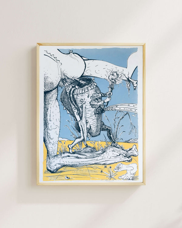 Salvador Dalí - Pétomane Kavanozu - Pantagruel fine art baskı
