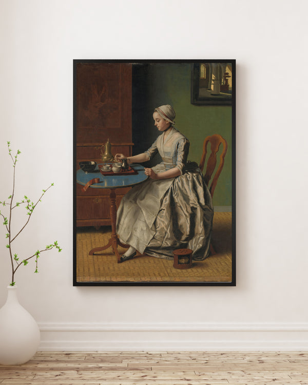 Jean-Étienne Liotard - Kahvaltıdaki Hollandalı Kız