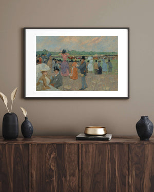 Jean-Louis Forain - Longchamp Yarışları Çerçeve