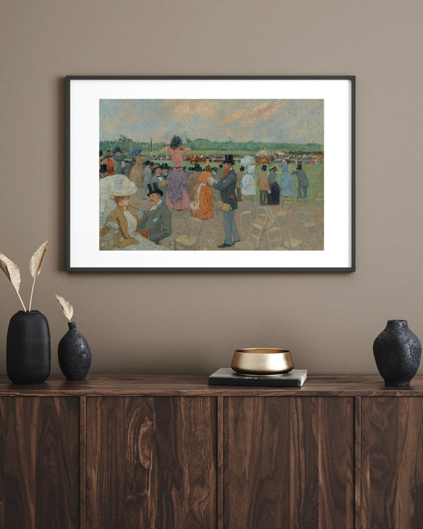 Jean-Louis Forain - Longchamp Yarışları Çerçeve