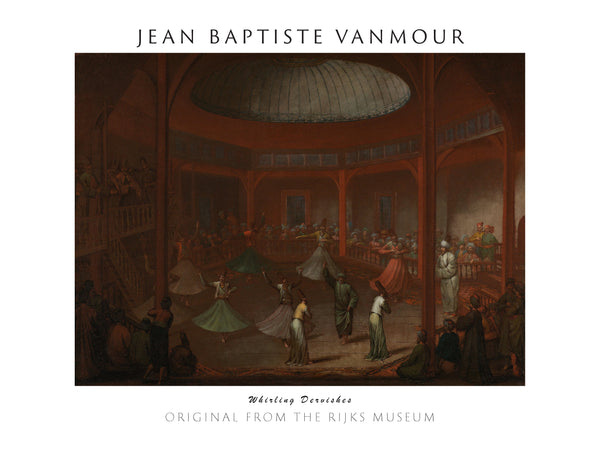 Jean Baptiste Vanmour - Semazenler fine art baskı