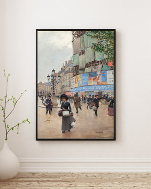 Jean Béraud - Paris Rue du Havre Poster