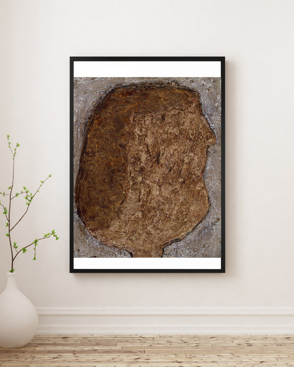 Jean Dubuffet - Esmer Kadın Çerçeve