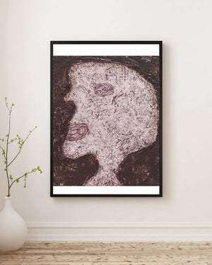 Jean Dubuffet - Asker Lucien Geominne’nin Portresi Çerçeve