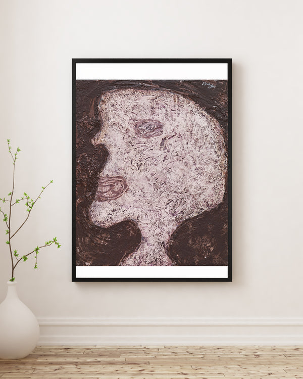 Jean Dubuffet - Asker Lucien Geominne’nin Portresi Çerçeve