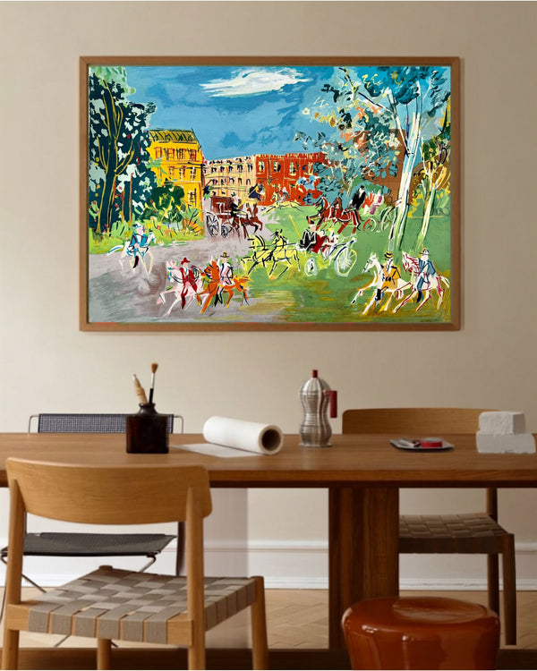 Jean Dufy - Gezinti fine art baskı