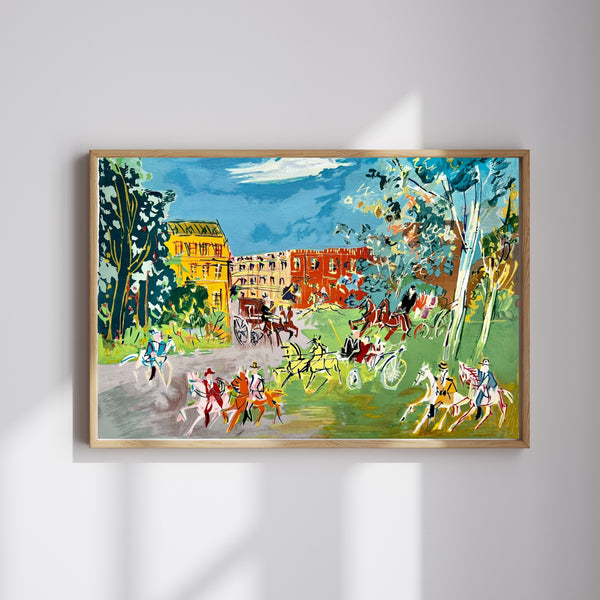 Jean Dufy - Gezinti fine art baskı