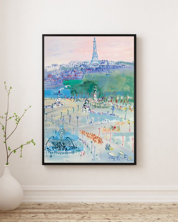Jean Dufy - Concorde Meydanı'ndan Eyfel Kulesi
