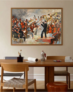 Jean Dufy - Senfoni Orkestrası fine art baskı
