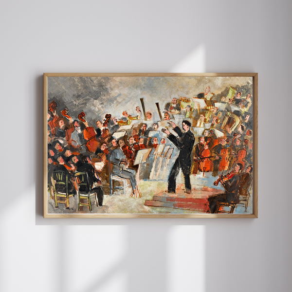 Jean Dufy - Senfoni Orkestrası fine art baskı