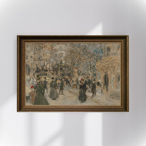 Jean François Raffaëlli - Bulvar Poster