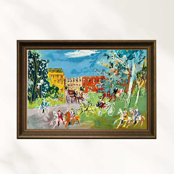 Jean Dufy - Gezinti fine art baskı