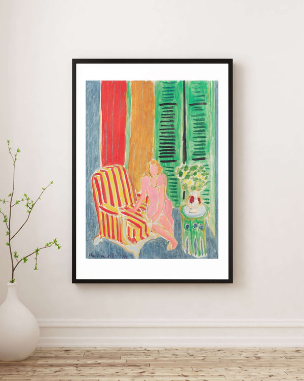 Henri Matisse - Pembe Elbiseli Genç Kız Fine Art Baskı