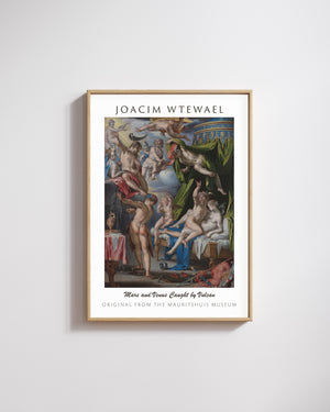 Joachim Wtewael-Mars ve Venüs’ün Vulkan Tarafından Yakalanışı poster