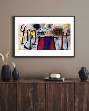 Joan Miró - Resim fine art baskı