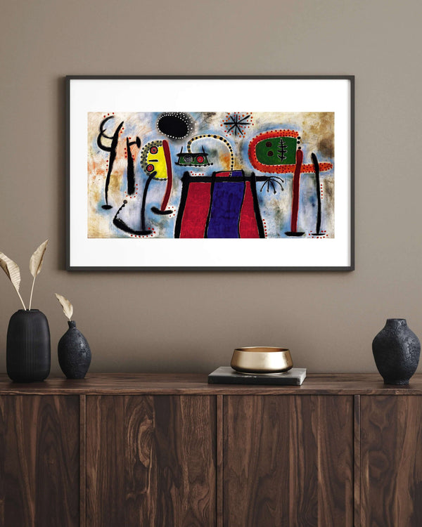 Joan Miró - Resim fine art baskı