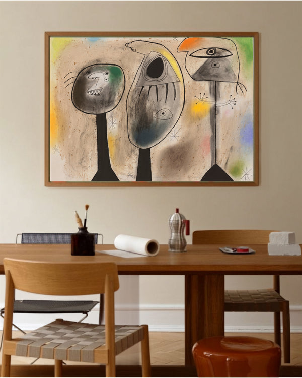 Joan Miró - Gecedeki Figürler