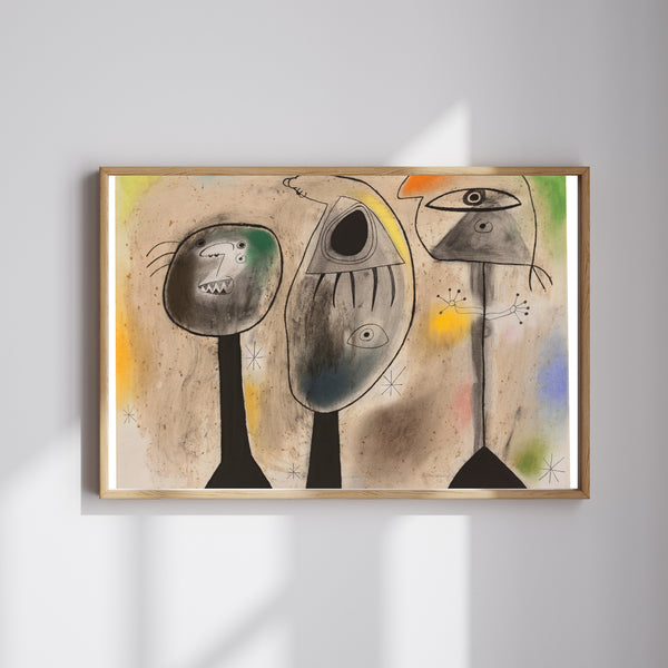Joan Miró - Gecedeki Figürler