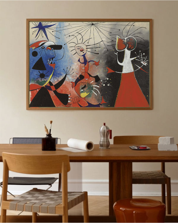 Joan Miró - Yıldızların Okşayışı