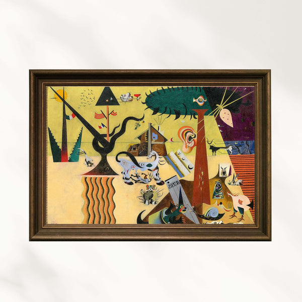 Joan Miró - Sürülmüş Tarla poster