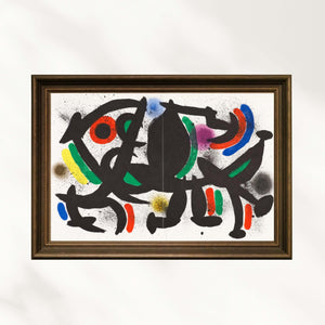 Joan Miró - Lithographes V Fine Art Baskı