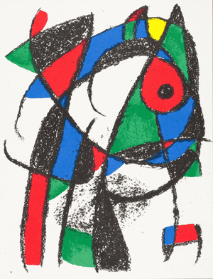 Joan Miró - Lithographes I Fine Art Baskı