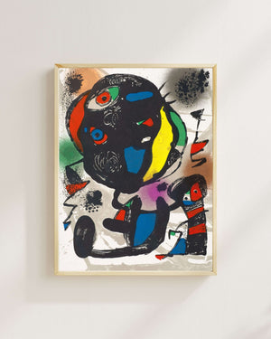 Joan Miró - Lithographes IV Fine Art Baskı