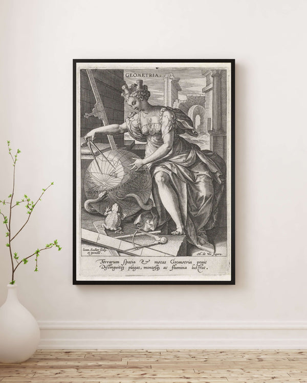 Johann Sadeler - Geometri Poster