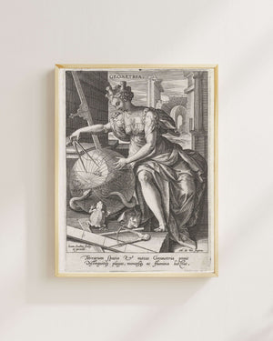 Johann Sadeler - Geometri Fine Art Baskı