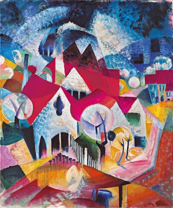 Johannes Itten - İlkbaharda Evler Grubu
