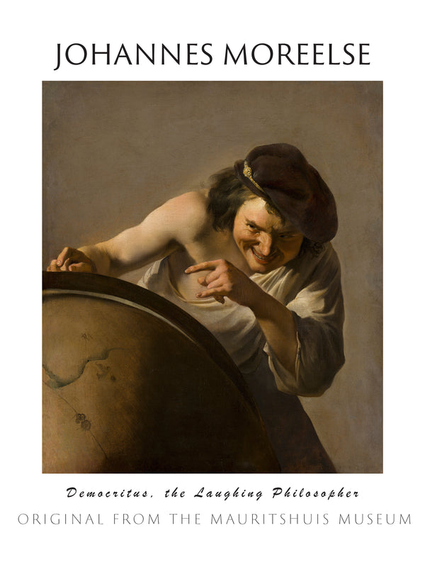Johannes Moreelse-Gülümseyen Filozof Demokritos