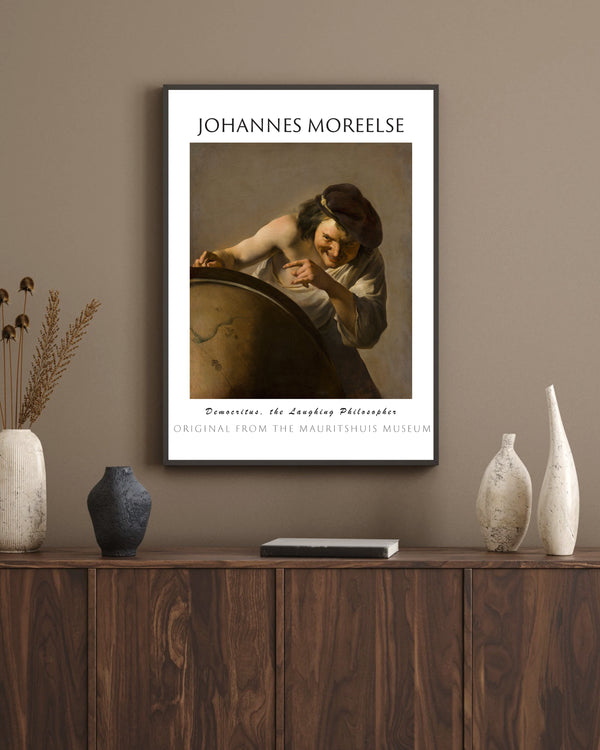 Johannes Moreelse-Gülümseyen Filozof Demokritos