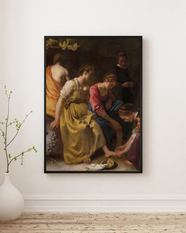 Johannes Vermeer - Diana ve Nympheleri poster