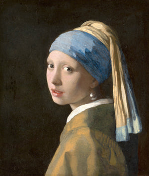 Johannes Vermeer-İnci Küpeli Kız tablo