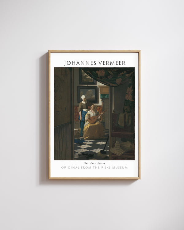 Johannes Vermeer - Aşk Mektubu poster
