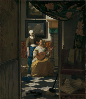 Johannes Vermeer - Aşk Mektubu tablo