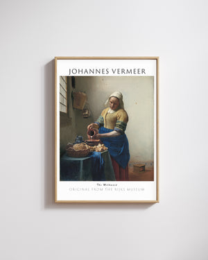 Johannes Vermeer - Sütçü Kız poster