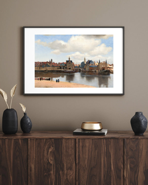 Johannes Vermeer - Delft Manzarası fine art baskı